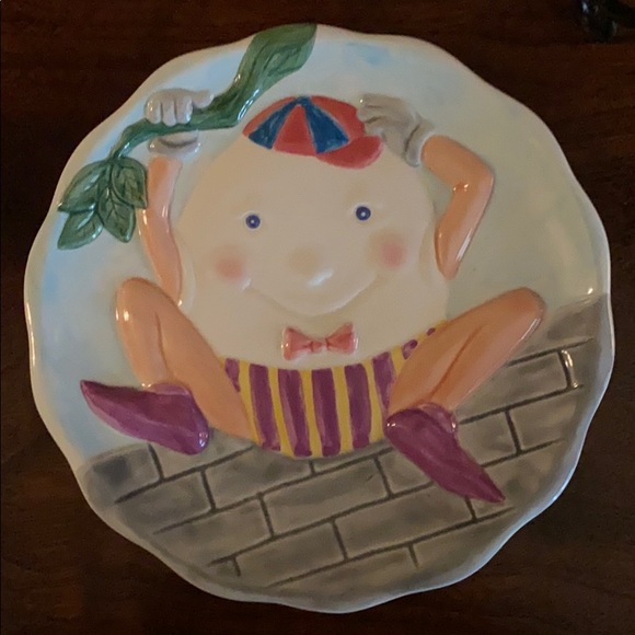 Fitz and Floyd Omnibus Humpty Dumpty Plate